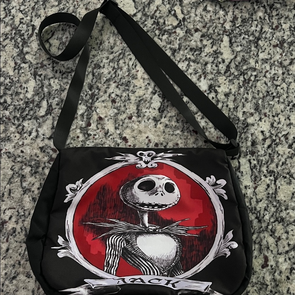 Black and Red Crossbody Bag Nightmare before Christmas